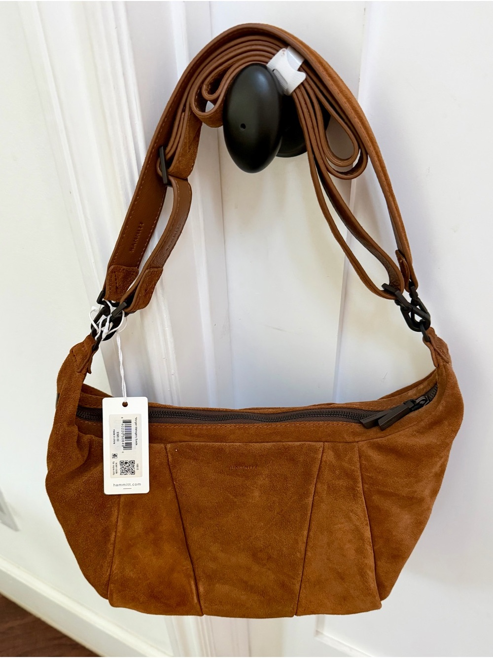 Hammit Morgan Mahogany Suede Bag